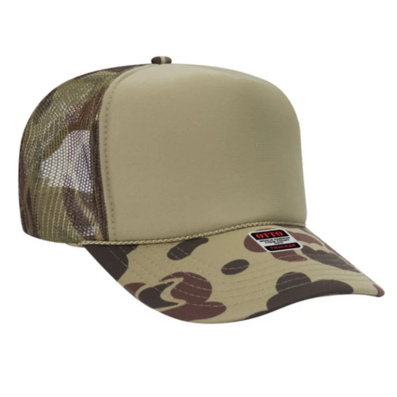 White Snapback Trucker Hat